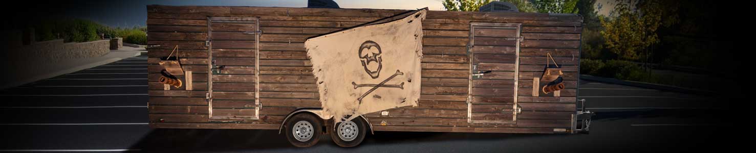 Mobile escape room trailer